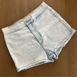 Abercrombie & Fitch Light Blue Denim Stretchy Shorts